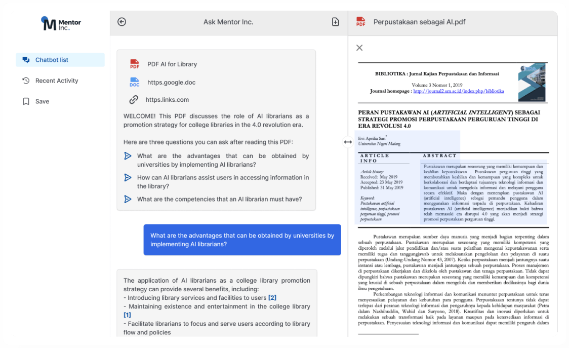 Corporate dashboard